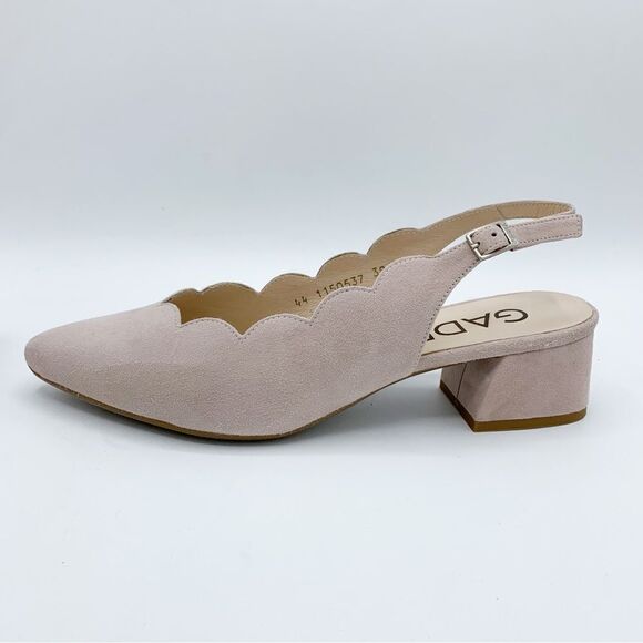 Gadea by Lodi Boston Nude Slingback Pump Suede Leather 39/9 - Picture 11 of 11